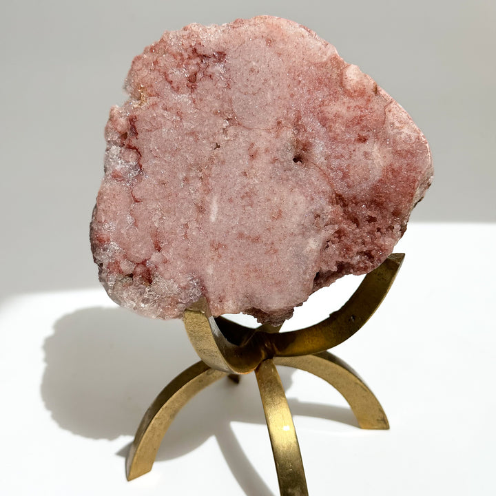 Polished pink amethyst slab from Juniper Stones